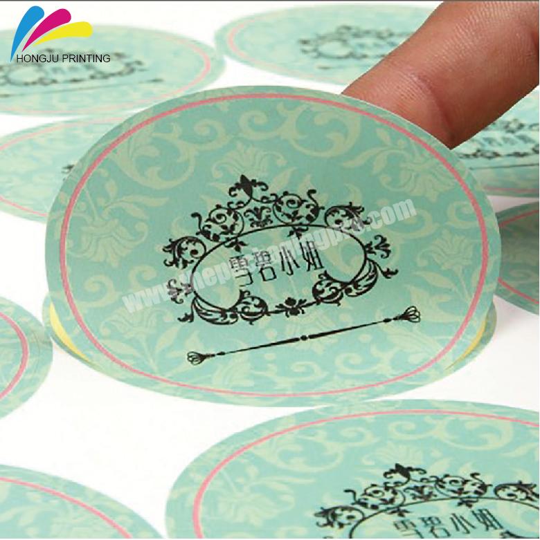 Customized China professional manufacturer custom printing transparent label sticker Labels in Roll