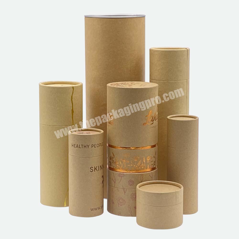 Customized Design Recycled Cardboard Paper Tube Gift Packaging