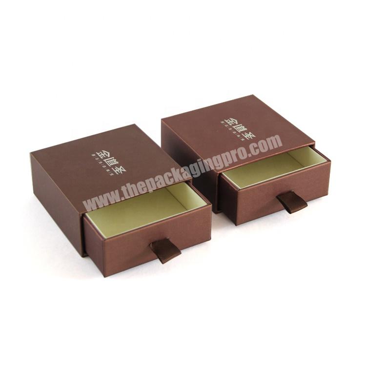 Customized Hot Sale Attractive Style Paper Packaging Drawer Jewelry Gift Box