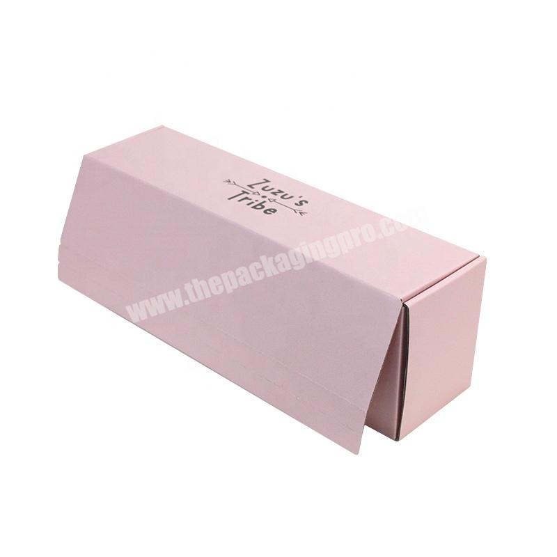 Customized Mailer Box Packaging Printing Clothes Apparel Corrugated Custom Wig Boxes with LOGO