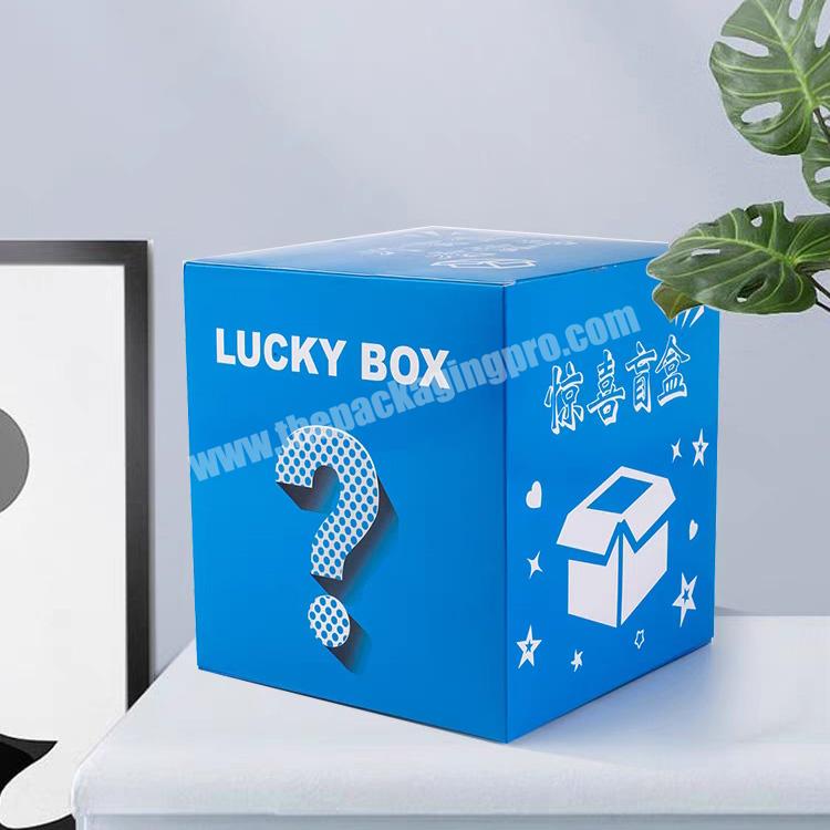 Customized Printing Design Size High Quality Mystery Box Electronics Lucky Box Random