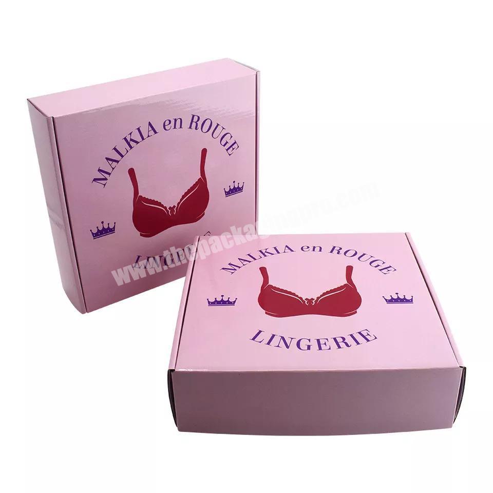 Customized Shipping Postal Underwear Lingerie Shoes Clothes Gift Mailer Box