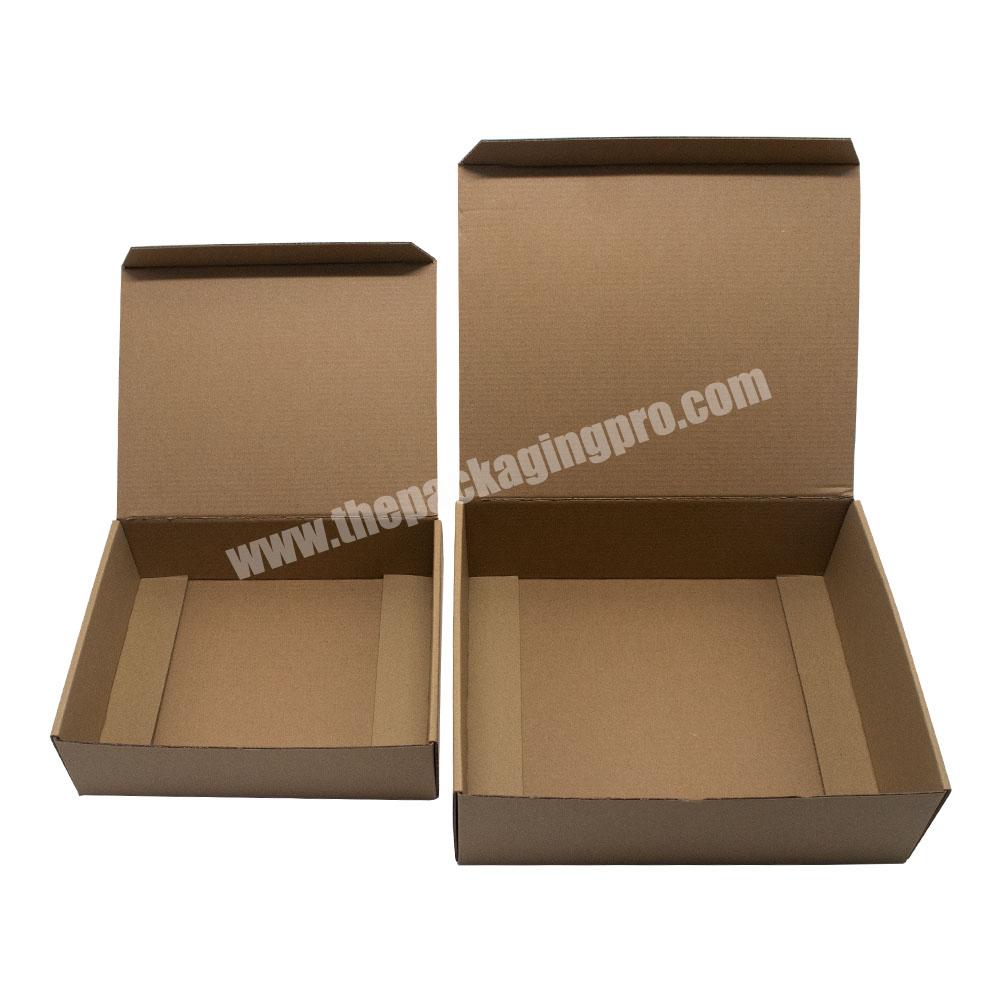 Customized gift packaging Shape Sizes Kraft Paper Hard Folding Corrugated Eco Friendly logistics Boxes