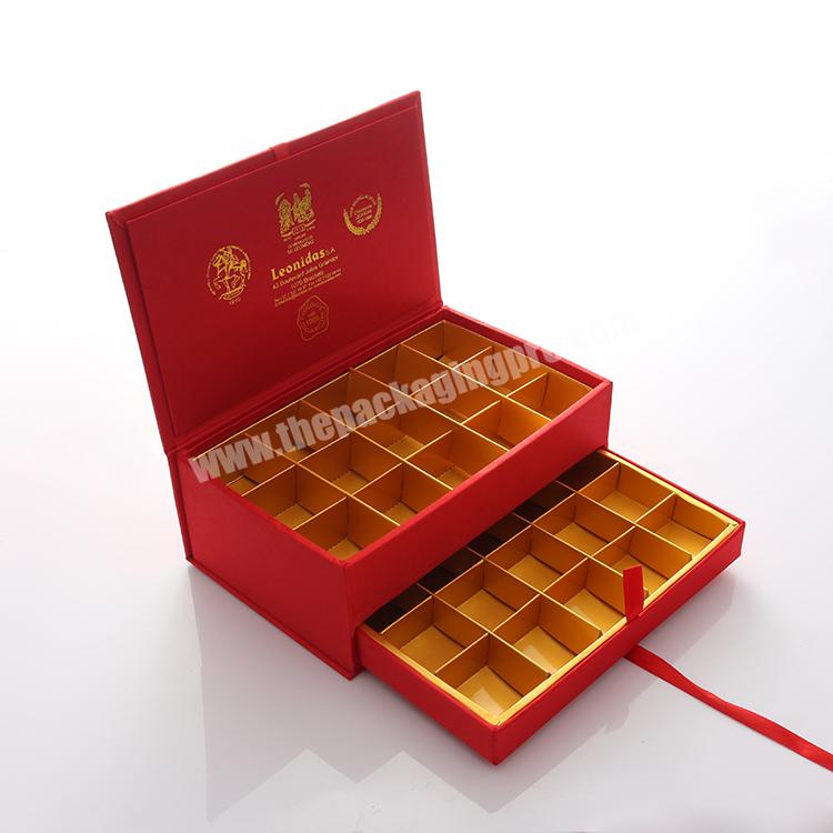 DW07 Luxury Paper Candy Chocolate Favour Box Present Packaging Empty Wedding Favor Sweet Gift Box With Drawer