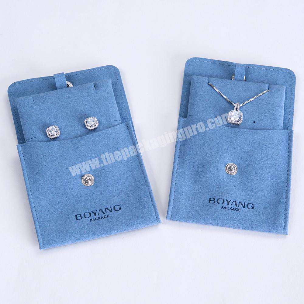 ECO Friendly Small Gift Bags Luxury Microfiber Custom Jewelry Pouch Bag