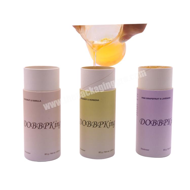 Eco Friendly 0.14oz  Free Plastic Chapstic Lip Balm Container Tube Push Up Deodorant Packaging