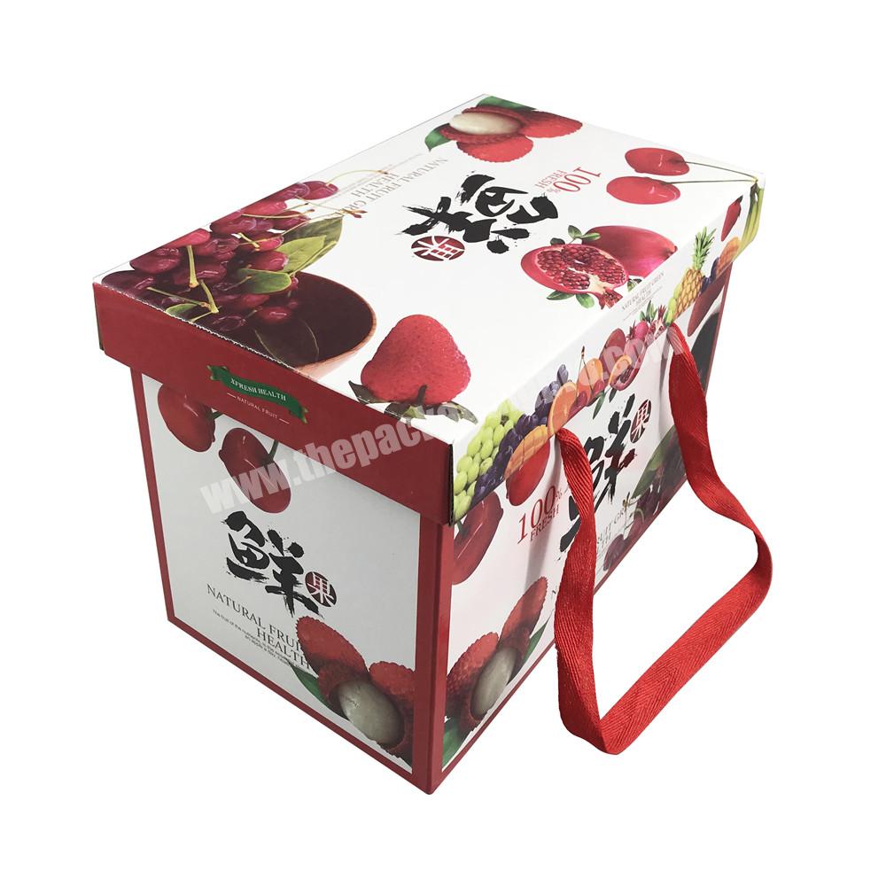 Eco Friendly Custom Fruit Packaging Box Paper Boxes For Export