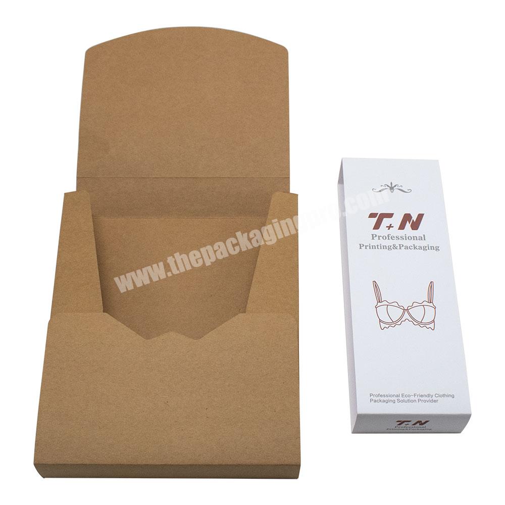Eco Friendly Foldable Custom Wholesale Mens Underwear Garment Box Design Packaging Luxury Handmade Printing Paper Box Art Paper