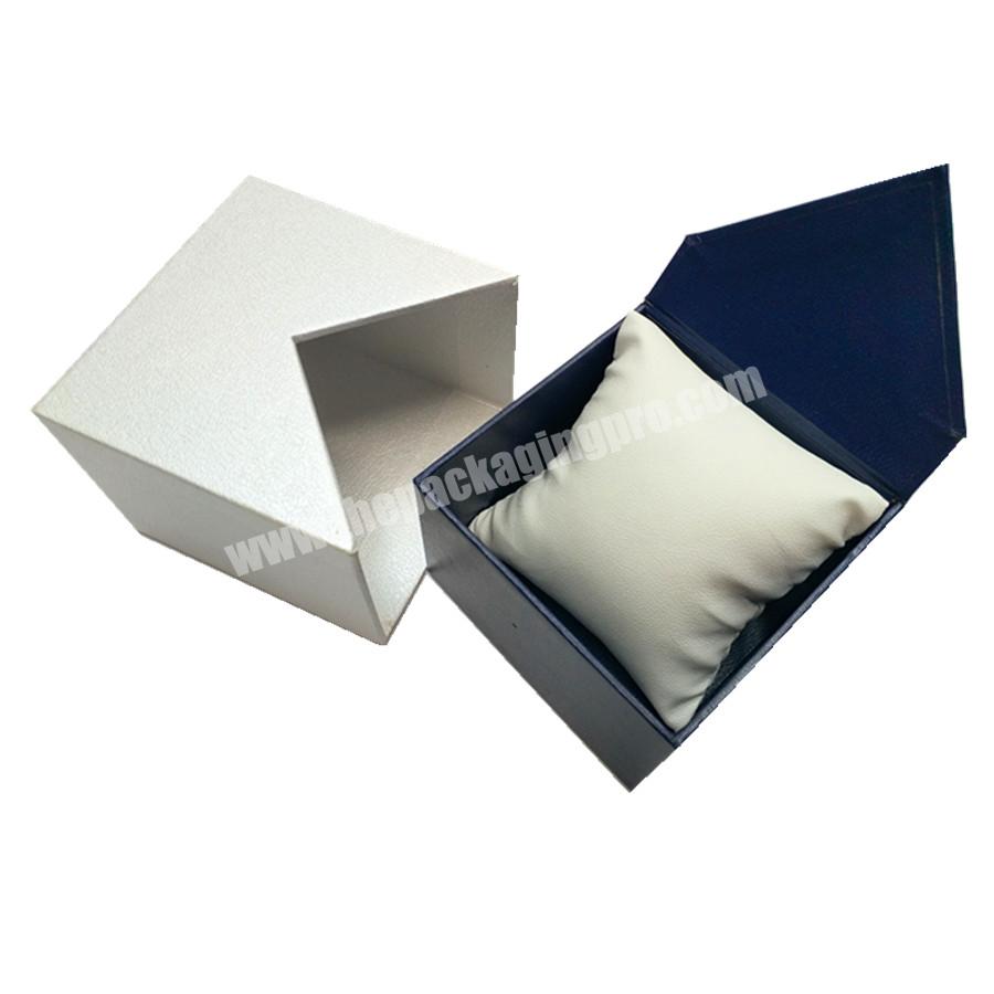 Eco-friendly Cardboard Slide Pull Out Bangle Box Sliding Drawer Paper Bracelet Box with Pillow