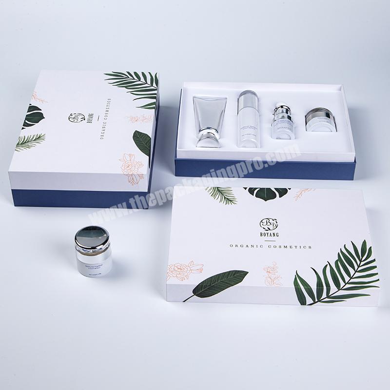 Eco friendly Custom Luxury Logo Printed Make Up Set Paper Gift Packaging Cosmetics Boxes