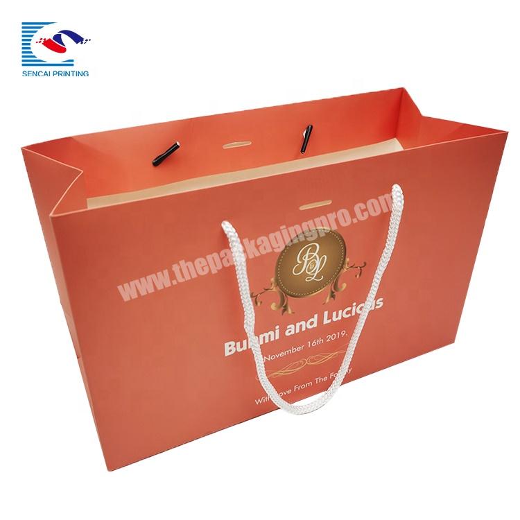 Ecofriendly art paper bag print for shopping package