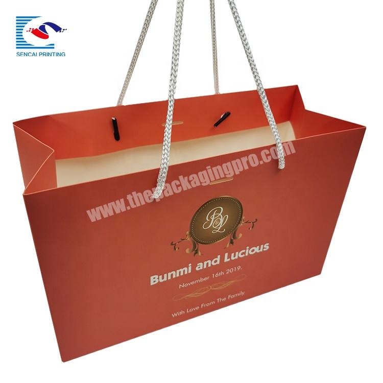 Ecofriendly art paper bag print for shopping package