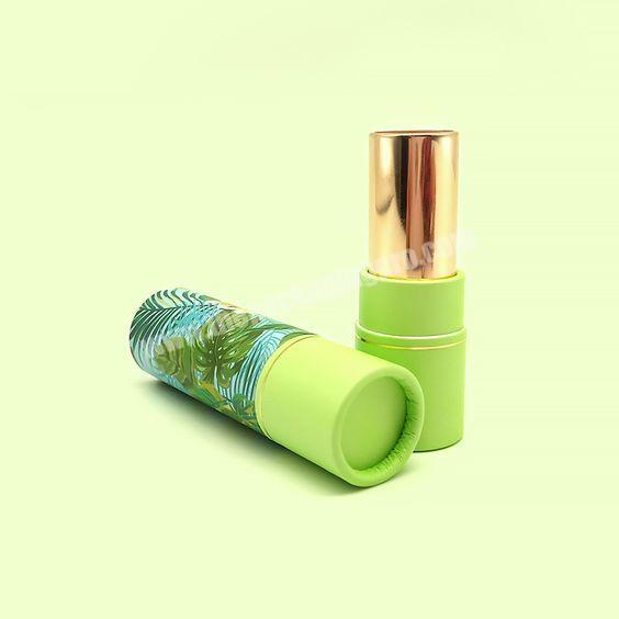 Eco-friendly fashionable style recycled material paper twist up tube for lipstick china professional manufacturer