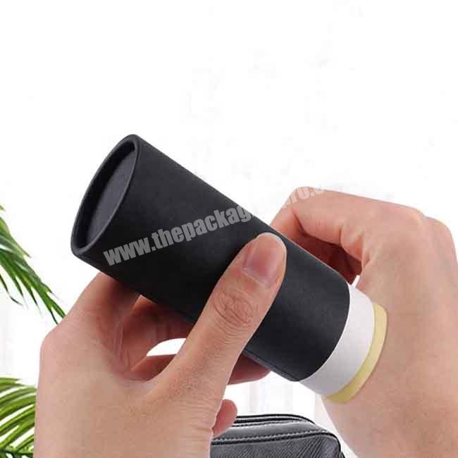 Eco friendly push up paper tube cosmetic deodorant cardboard containers for solid perfume