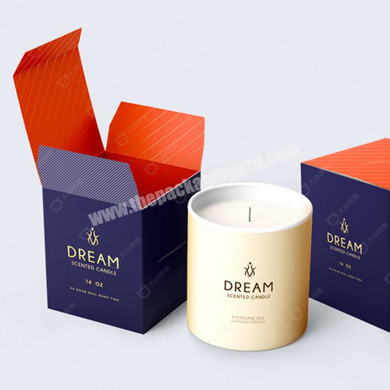 Elegant Scented Candle Gift Box Custom Candle Packaging