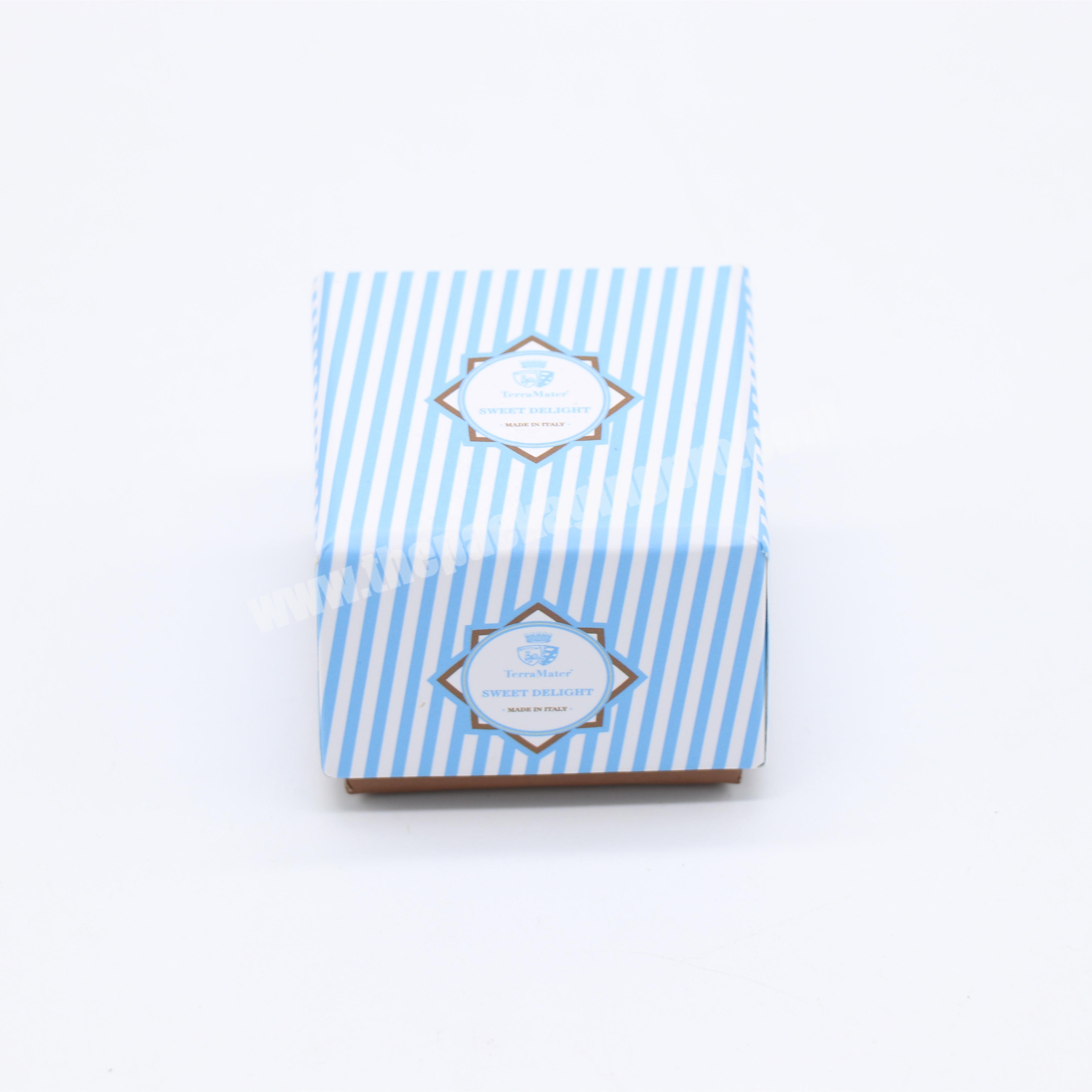 Empty custom print bath bomb packaging gift box with lid bath bomb box single small paper box for bath bomb