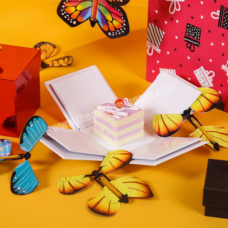 Diy Gift Box Gift Box Exploding Butterfly Surprise Flying - Temu