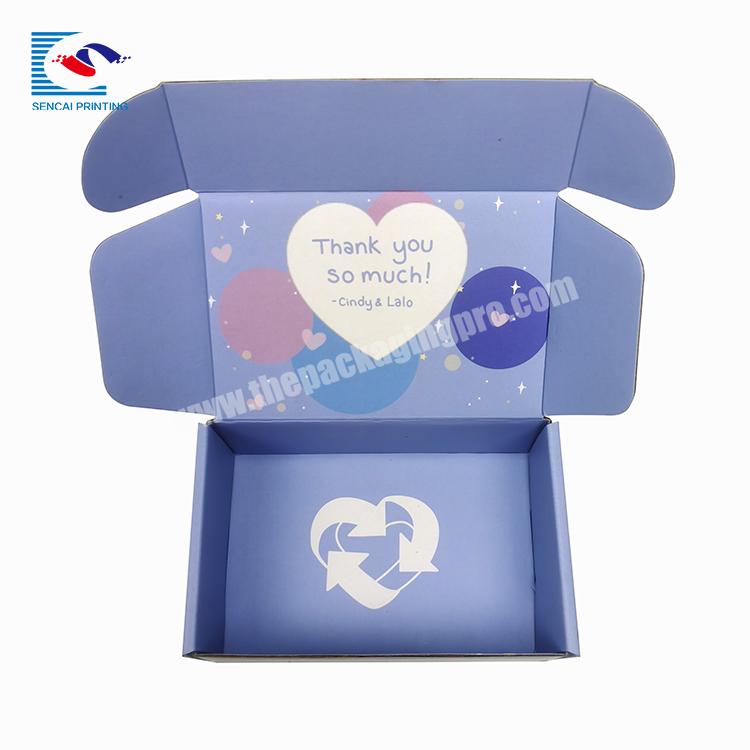 Exquisite Custom Printed Boxes With Logo For Gift Clothing Packaging Corrugated Shipping Boxes For Small Business