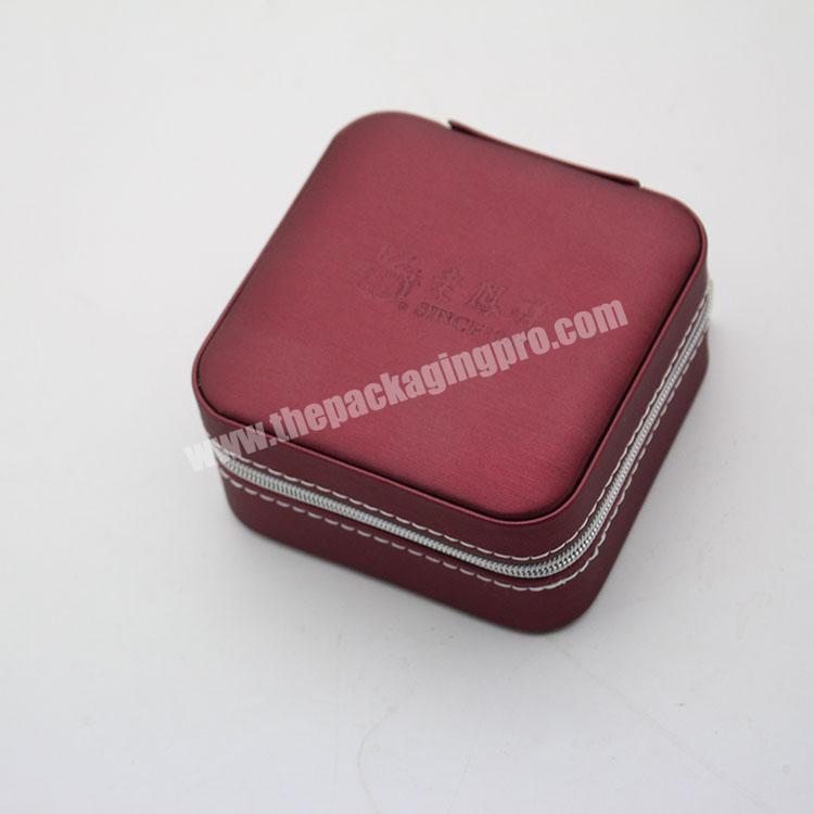 F2205 Hot Popular 100% Full Inspection Square Recycled Travel Jewelry Box