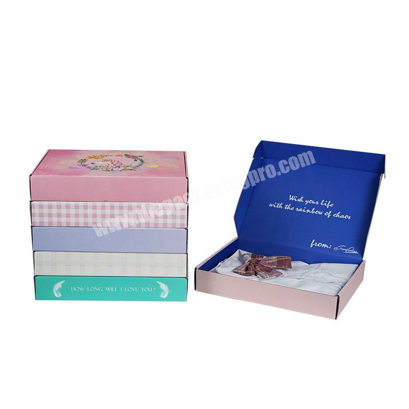 FSC recycled Cosmetic shipping cardboard boxes full color printing
