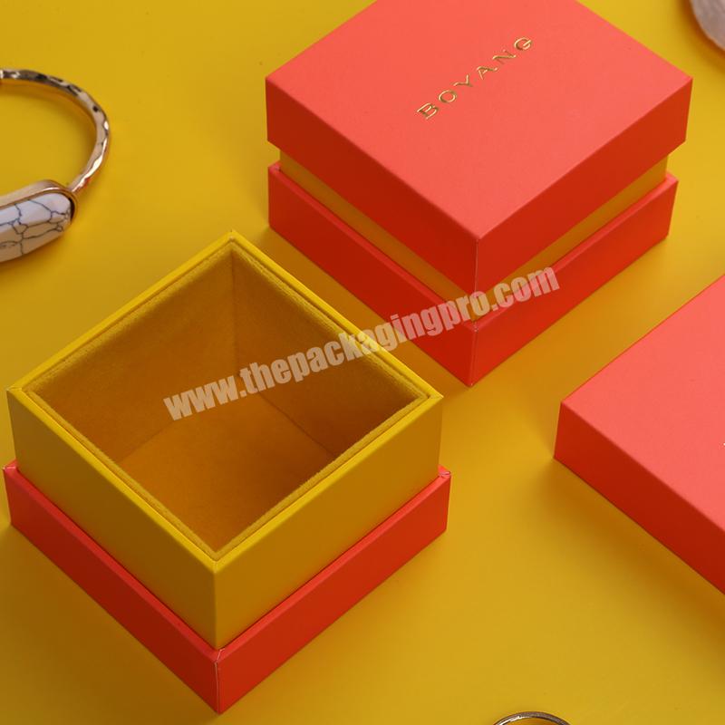 Factory Custom Logo Hot Pink Storage Packaging  Luxury Gift Pendant Unique Ring Necklace Boxes