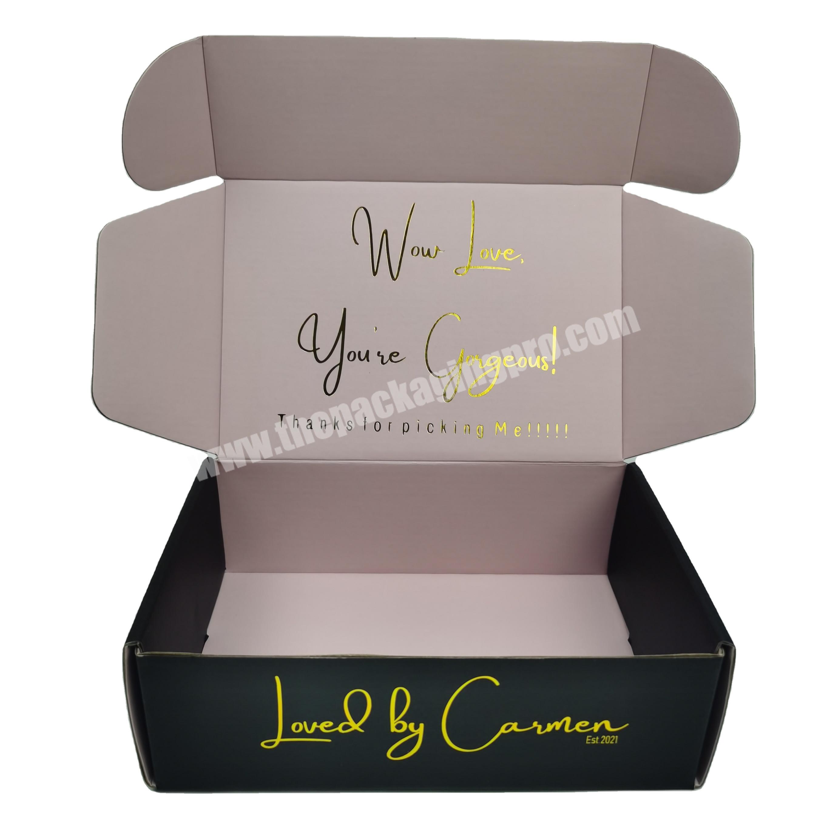 Factory Price Customized Logo Recycled Corrugated Paper Gift Box