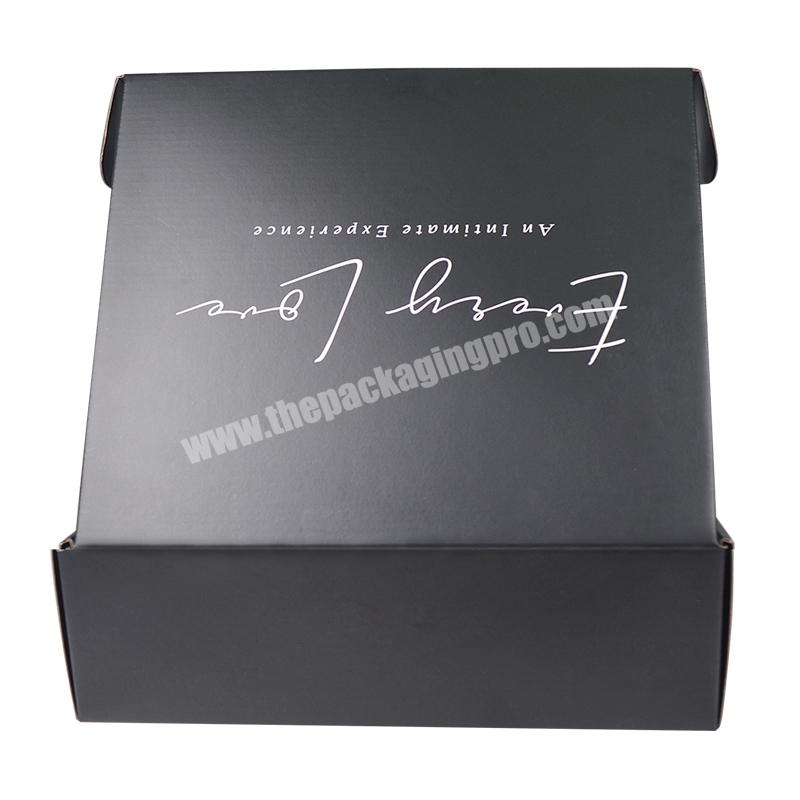 Factory Price New Arrival Black Paper Boxes for Gifts Packaging Custom With Your Designing