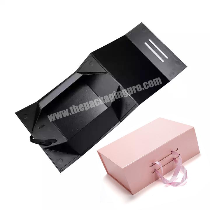 Factory Wholesale Customized Paper Rigid Cardboard Lid Boite Cadeau Noir Packaging Gift Boxes Set boite cadeau couvercle