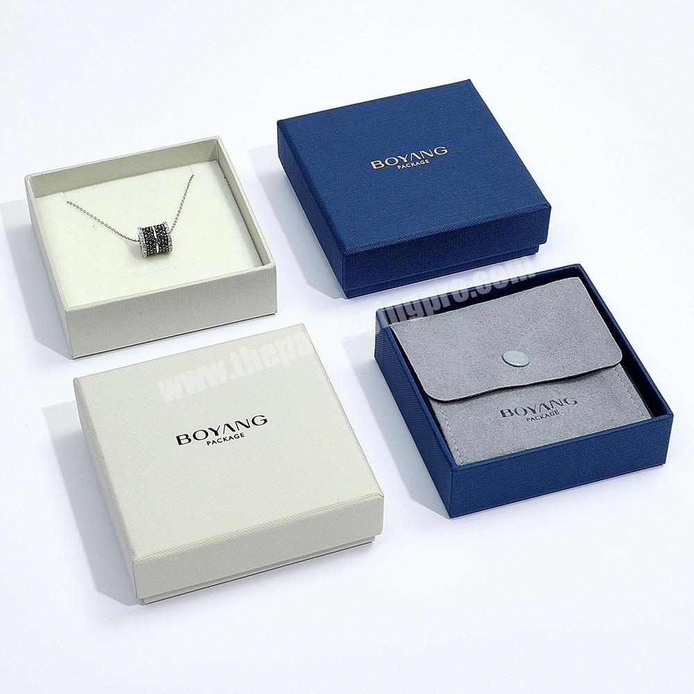 Factory Wholesale Paper Jewellery Packaging Custom Ring Earring Bracelet Necklace Packaging Jewelry Box