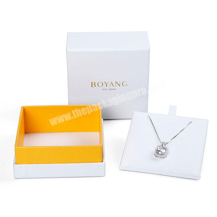 Factory Wholesale custom packaging luxury jewelry box for ring necklace bracelet set earring