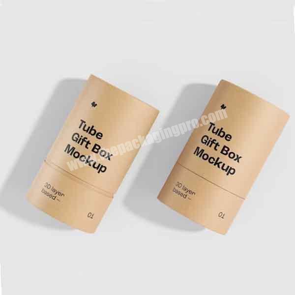 Factory direct sales  tea package food grade loose tea bag paper tube round cardboard box