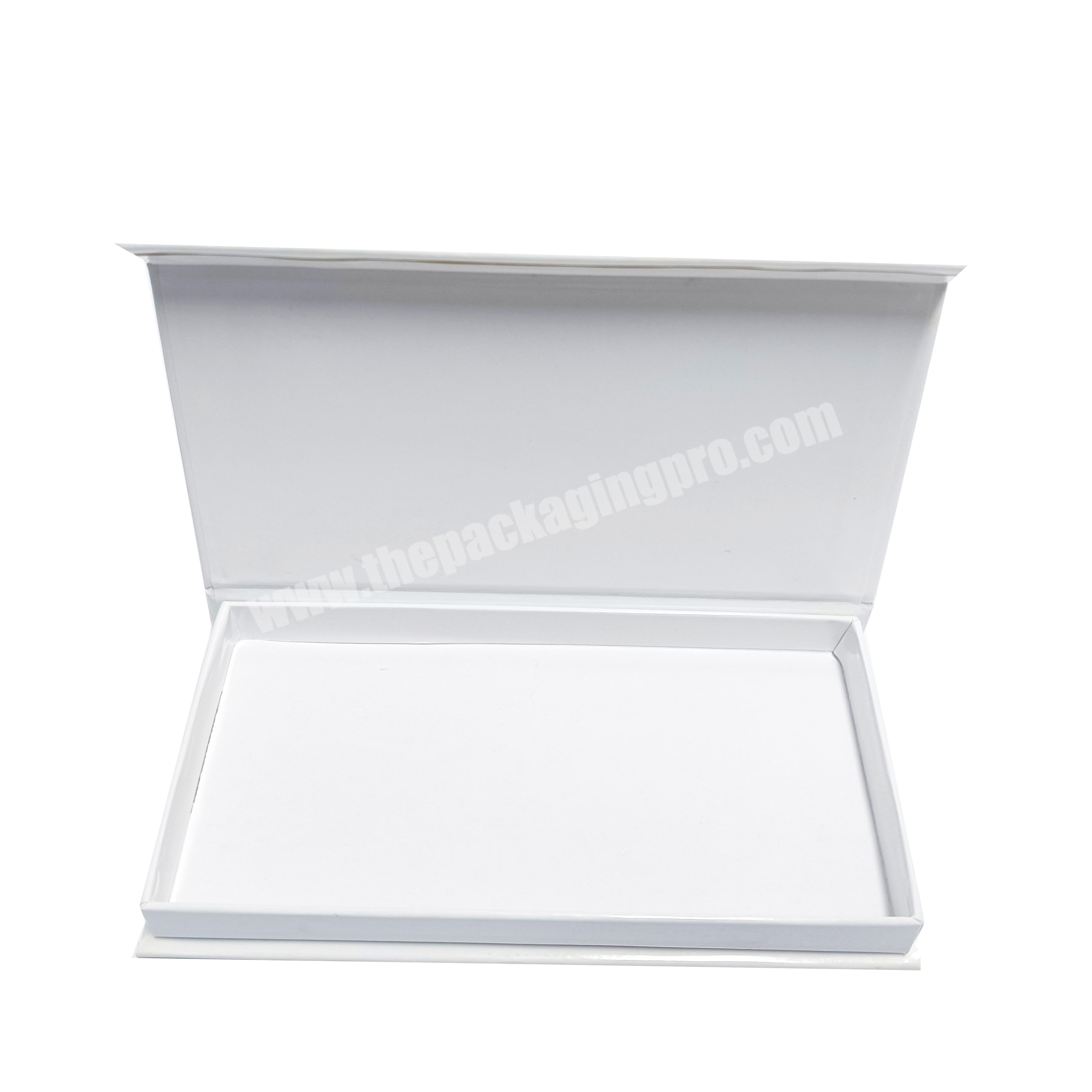 Factory price eyelashes box lashes case book shape cardboard lash box custom  logo