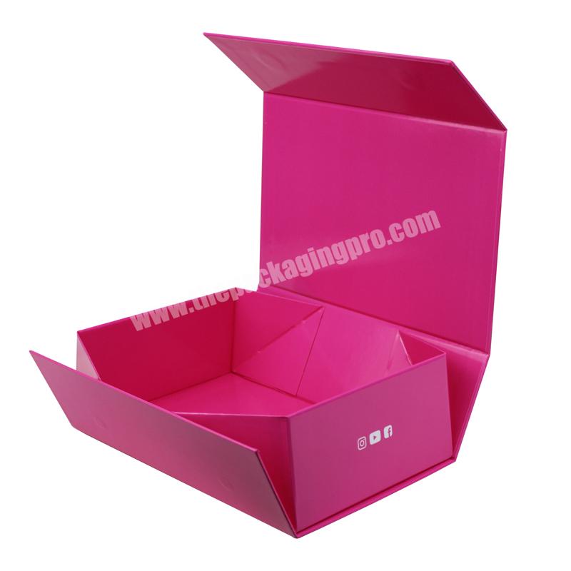 Foldable Garment Paper Packaging Box Custom Logo Printed Magnetic Closure Cardboard Gift Boxes