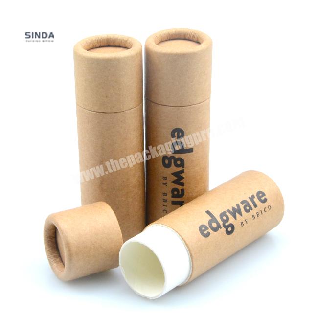 Food grade recycled push up beautiful luxury small paper lipstick tube