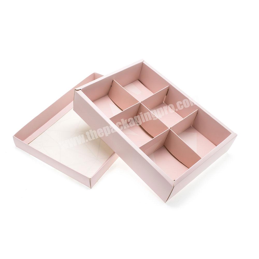 Free Design Customized Macaron Transparent Brownie Tarts Packaging Box