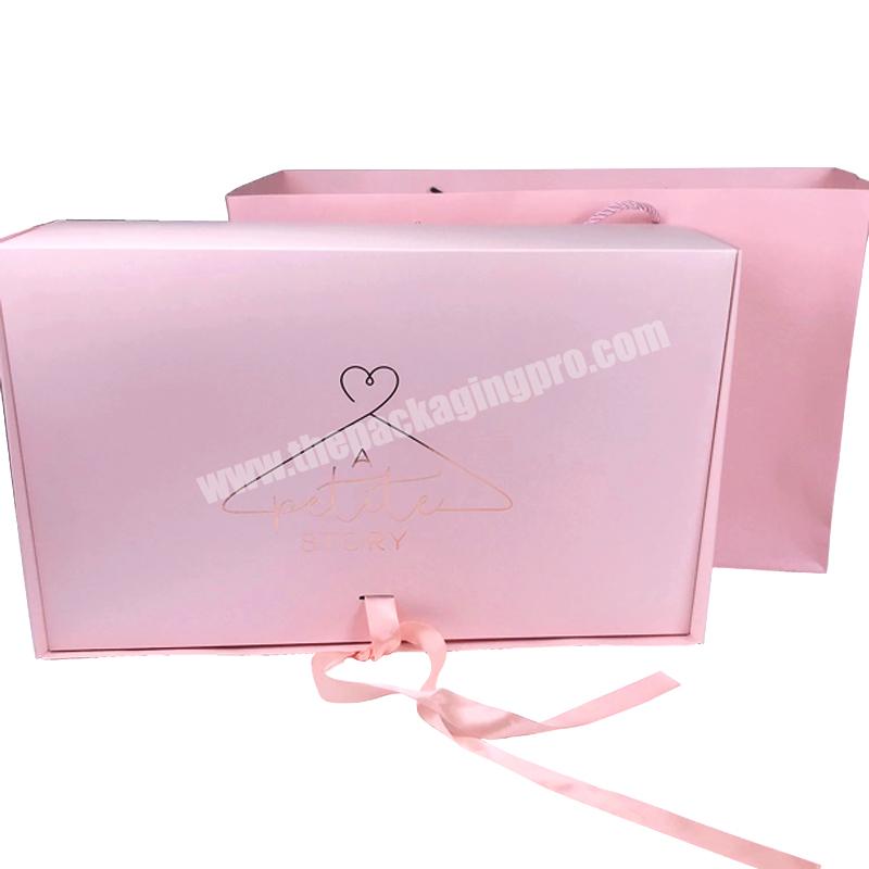 Free Design New Arrival Custom Logo Pink Color Corrugated Kraft Paper Shipping Box For Gift Packaging With Rose Gold Foil