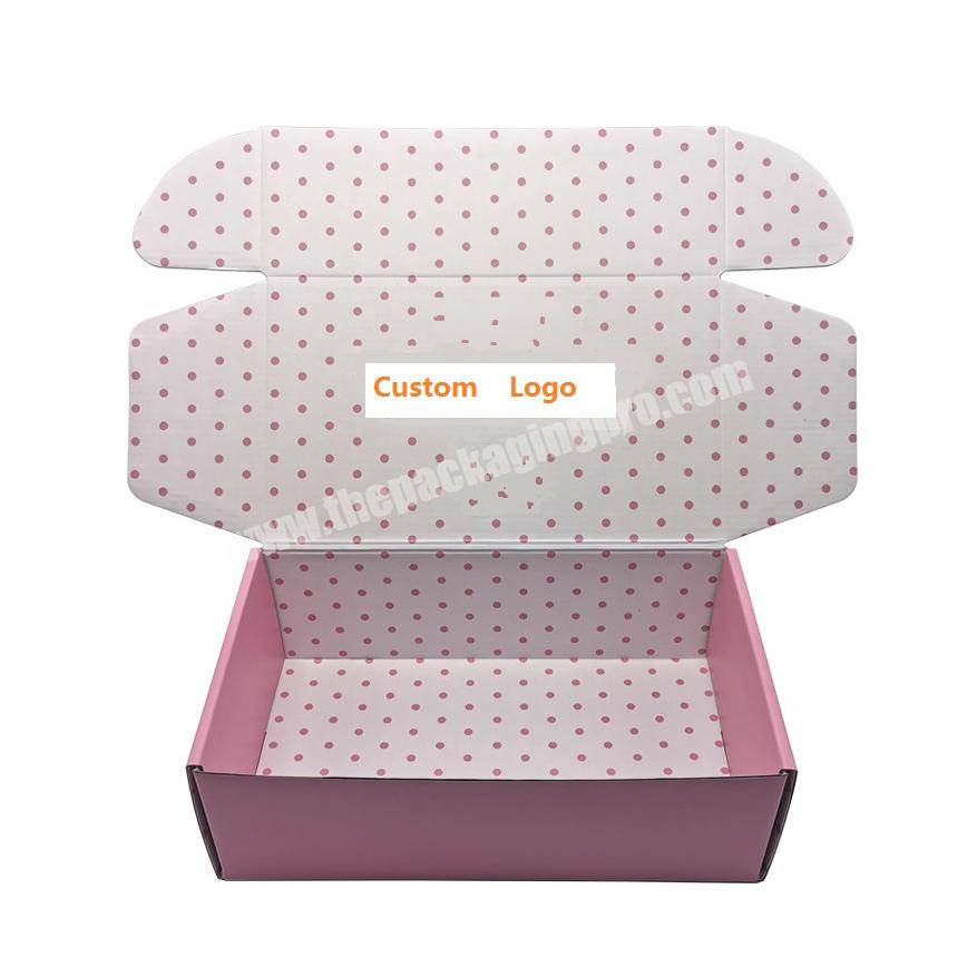 Free Sample Eco Friendly Colorful Printed Kraft Cardboard Shipping Corrugated Good Price Paper Mailing Box For Clothing