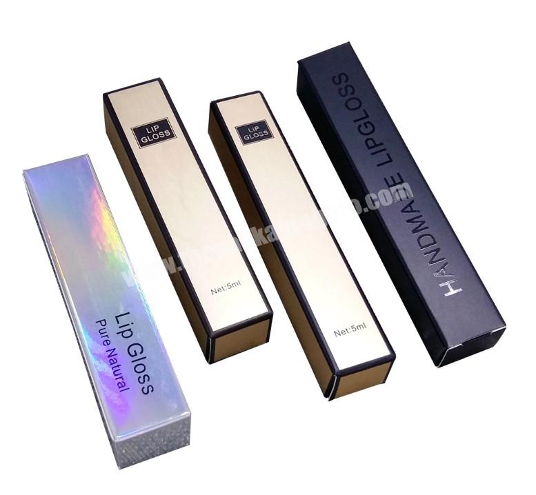 Full Color Printing Lipstick Box Foldable Toothpaste Box Eco-friendly Paper Cosmetic Box
