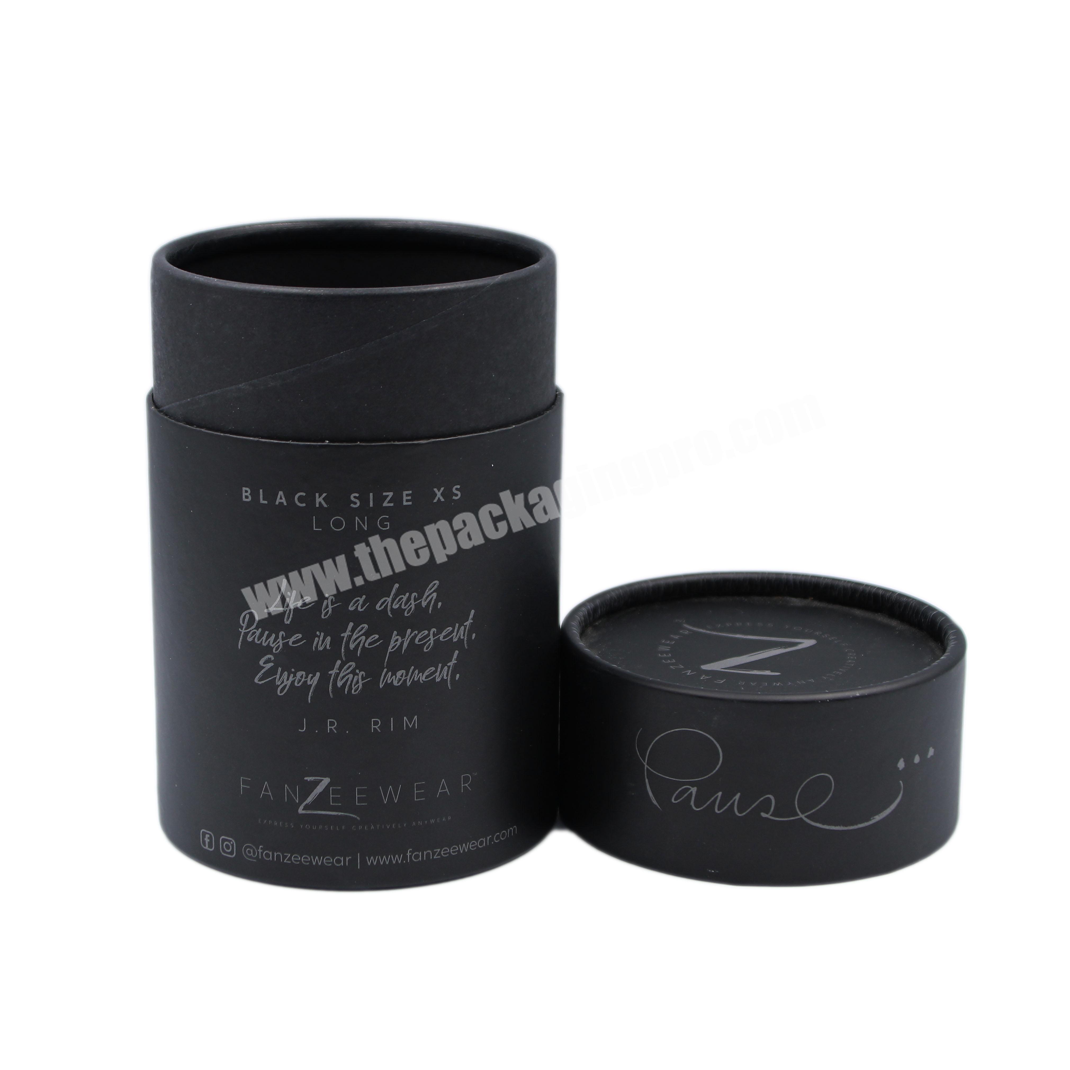 Galore Customize Cardboard Black Kraft Carton Cylinder Roll Box Paper Tube For Firecracker Packaging