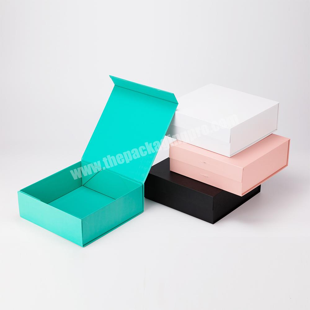 Gift Box Packaging White Folding Installation Free Folding Shoe Box Folding Box