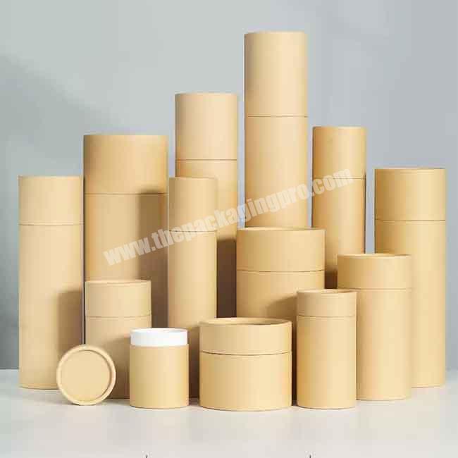 Good Quality Free Sample Kraft Round Paper Tube Box Packaging For Yoga Mat Shipping Mailing