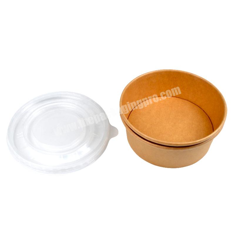 High-End Customized Logo Printed OME Paper Bowl With PP lid