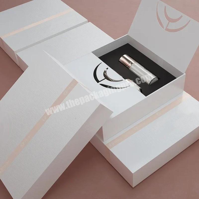 High Quality  Custom Logo Mother's Day Gift Box Makeup Cosmetic Magnetic Paper Box  For Skincare