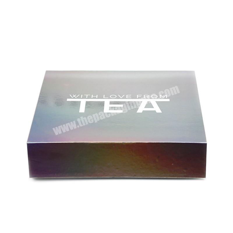 High Quality Custom Cardboard Printing Hologram Drawer Paper Laser Packaging Box with Logo Print