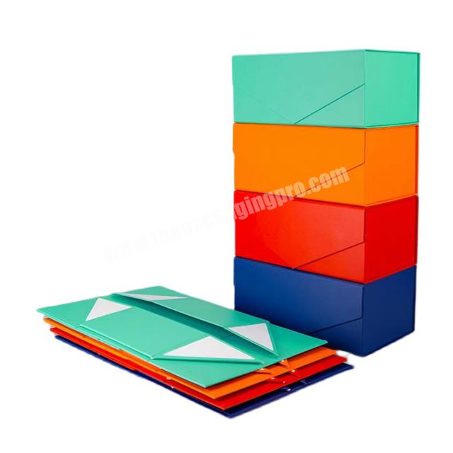 High Quality Custom Logo Paper Packaging Magnetic Lid Gift Foldable Box with Magnets