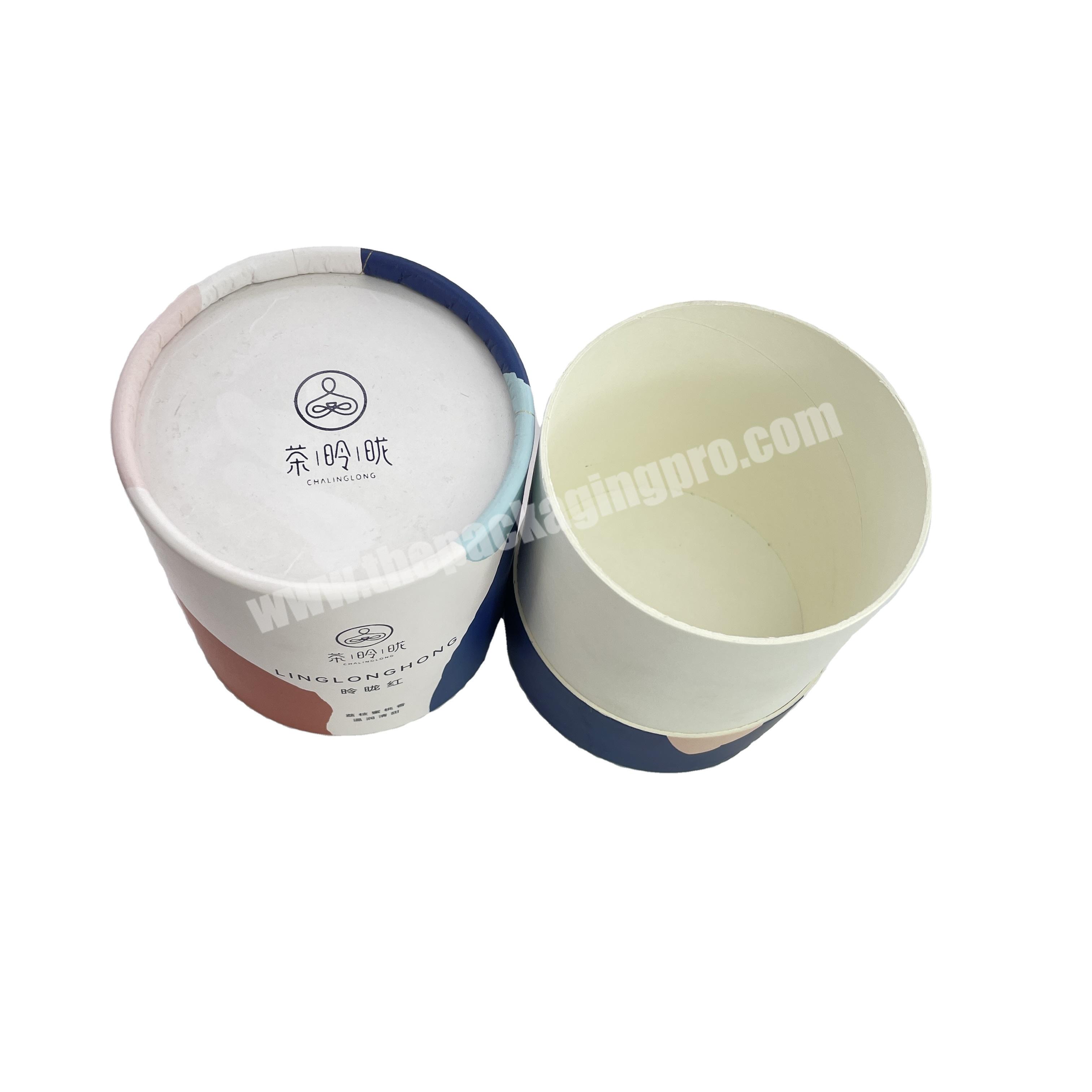 High Quality Custom White Paper Candle Packaging Luxury Boxestubes With Logo
