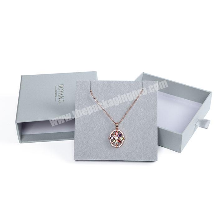 High Quality Drawer box Custom packing small Gift Paper necklace box