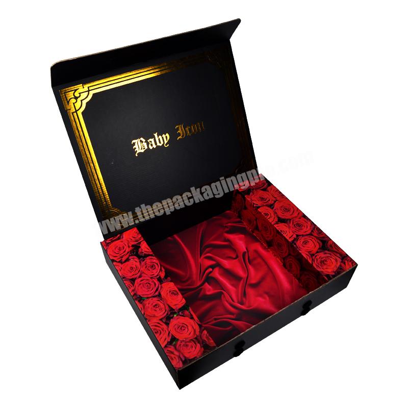 High-end Custom Logo Luxury Special Gift Boxes  Magnetic Jewelry Corrugated Paper Box