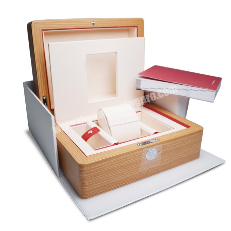 High-end Luxury Custom Logo Design Cardboard Paper Box For Watch Gift Packaging