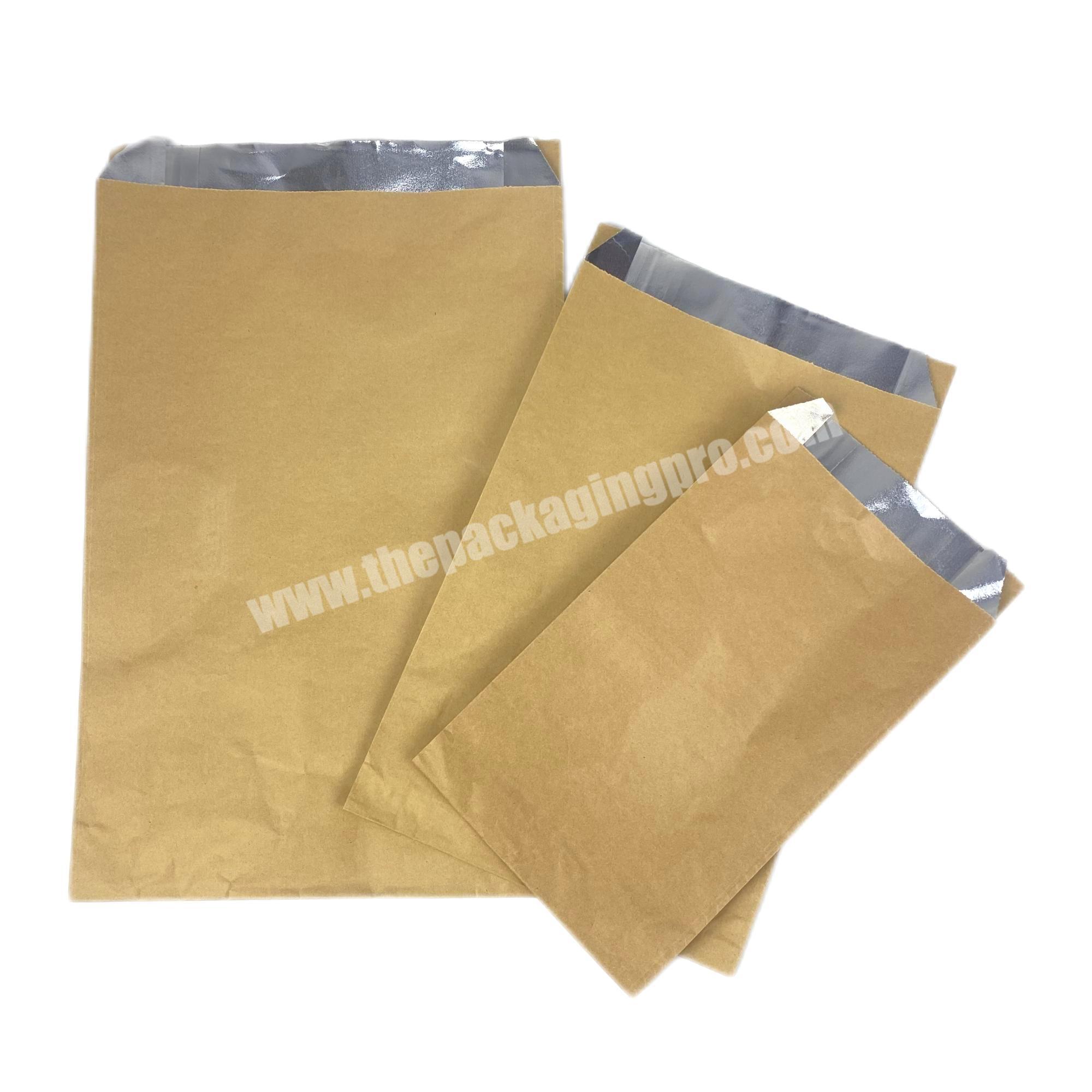High quality  food package brown kraft paper bag